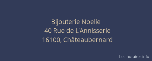 Bijouterie Noelie