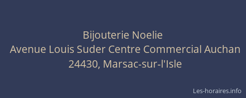 Bijouterie Noelie