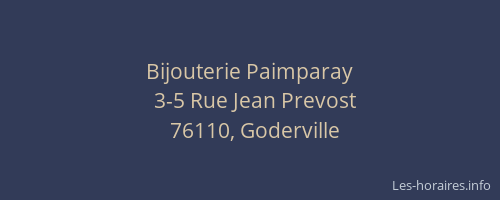 Bijouterie Paimparay
