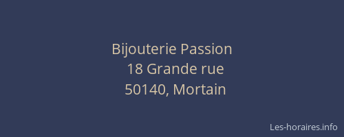Bijouterie Passion