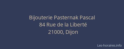Bijouterie Pasternak Pascal