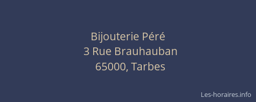 Bijouterie Péré