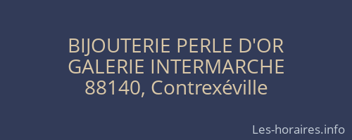 BIJOUTERIE PERLE D'OR