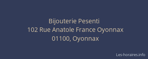 Bijouterie Pesenti