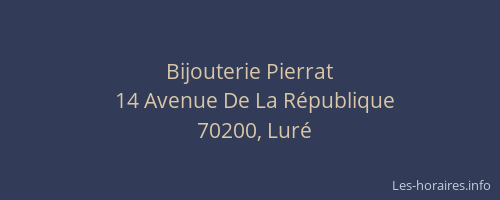 Bijouterie Pierrat