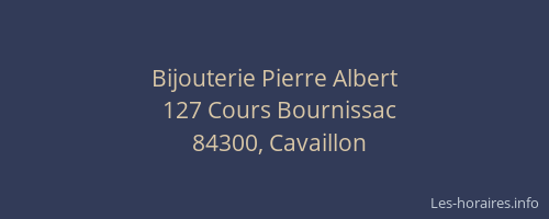 Bijouterie Pierre Albert