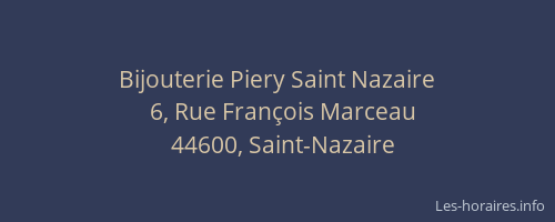 Bijouterie Piery Saint Nazaire