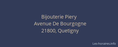 Bijouterie Piery