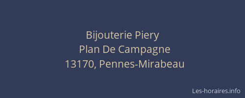 Bijouterie Piery