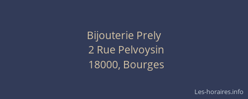Bijouterie Prely