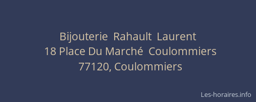 Bijouterie  Rahault  Laurent