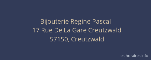 Bijouterie Regine Pascal