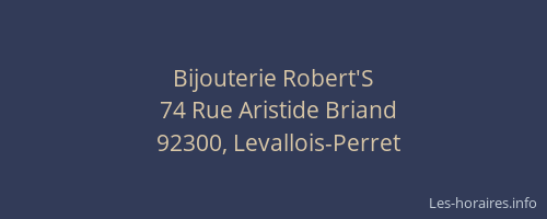 Bijouterie Robert'S