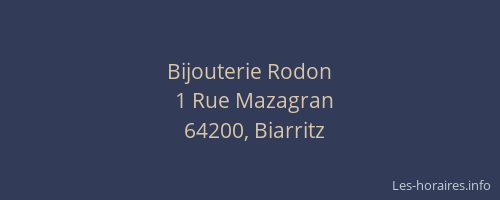 Bijouterie Rodon