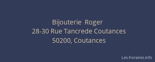 Bijouterie  Roger