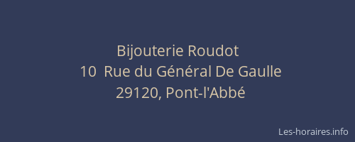Bijouterie Roudot