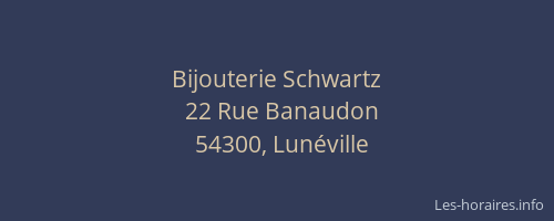 Bijouterie Schwartz