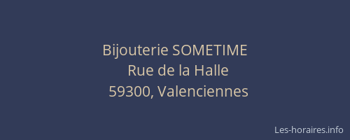 Bijouterie SOMETIME