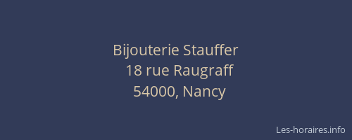 Bijouterie Stauffer