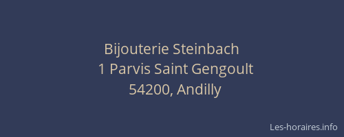 Bijouterie Steinbach