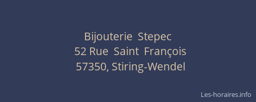 Bijouterie  Stepec