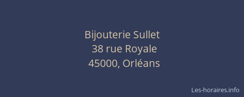 Bijouterie Sullet