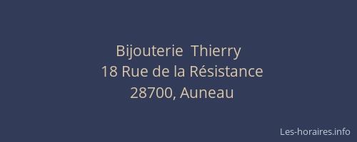 Bijouterie  Thierry