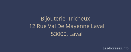 Bijouterie  Tricheux