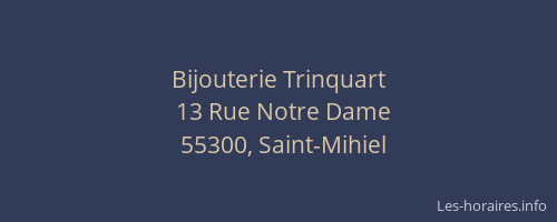 Bijouterie Trinquart