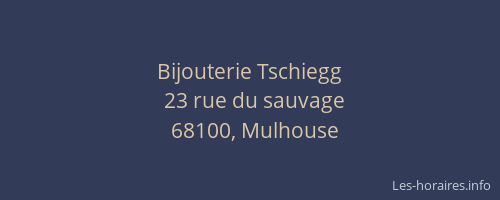 Bijouterie Tschiegg