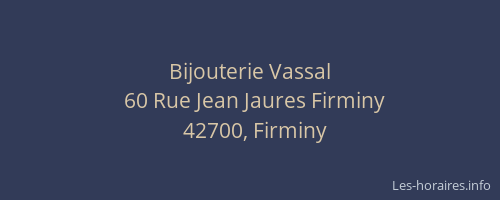 Bijouterie Vassal