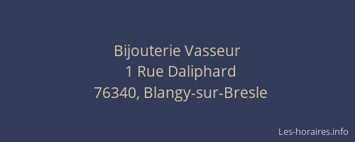 Bijouterie Vasseur