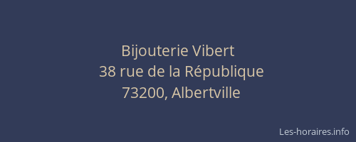 Bijouterie Vibert