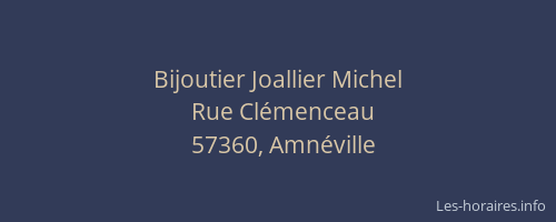 Bijoutier Joallier Michel