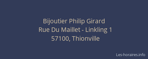 Bijoutier Philip Girard