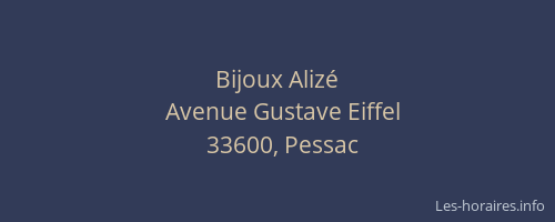 Bijoux Alizé