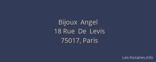 Bijoux  Angel