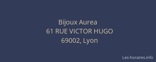 Bijoux Aurea