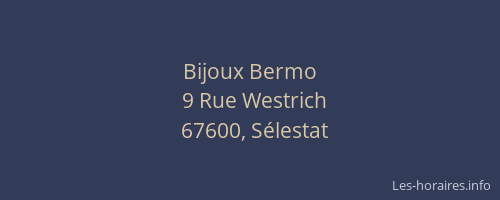 Bijoux Bermo