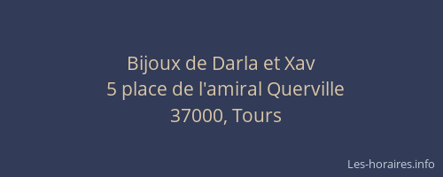 Bijoux de Darla et Xav