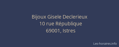Bijoux Gisele Declerieux