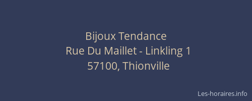 Bijoux Tendance