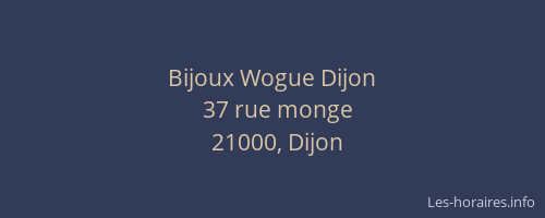 Bijoux Wogue Dijon