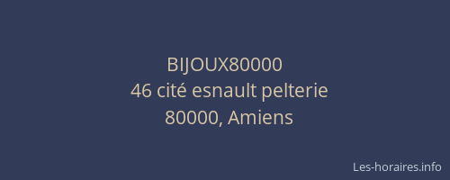 BIJOUX80000