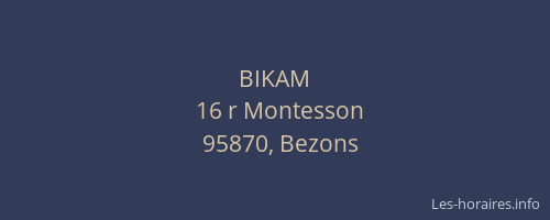 BIKAM