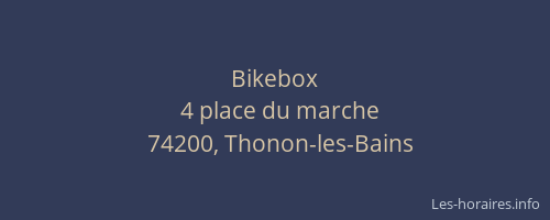 Bikebox