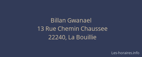 Billan Gwanael