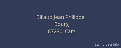 Billaud Jean Philippe