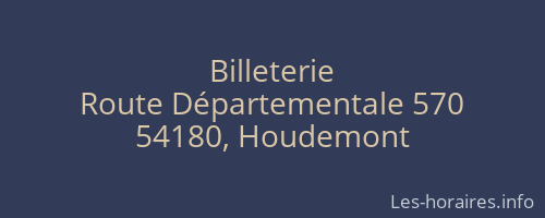 Billeterie