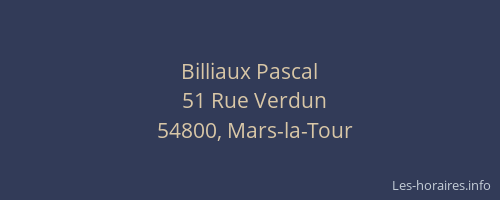 Billiaux Pascal